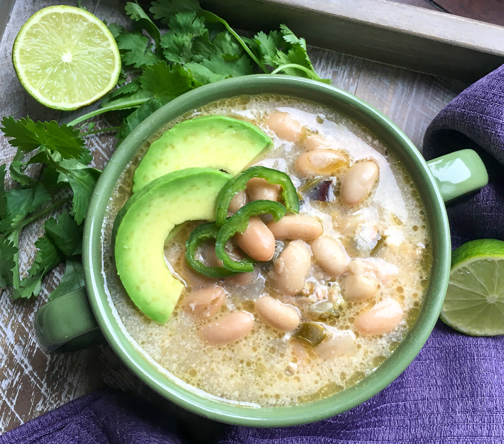 Slow Cooker White Chicken Chili