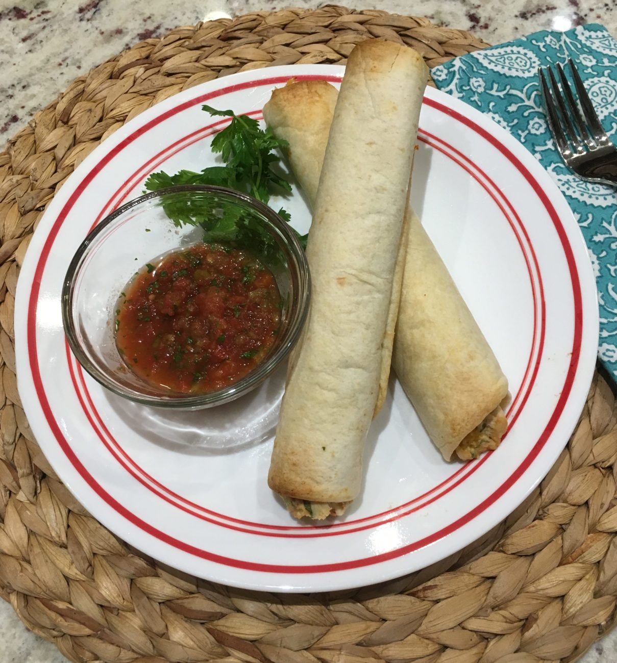 Tasty Chicken Taquitos