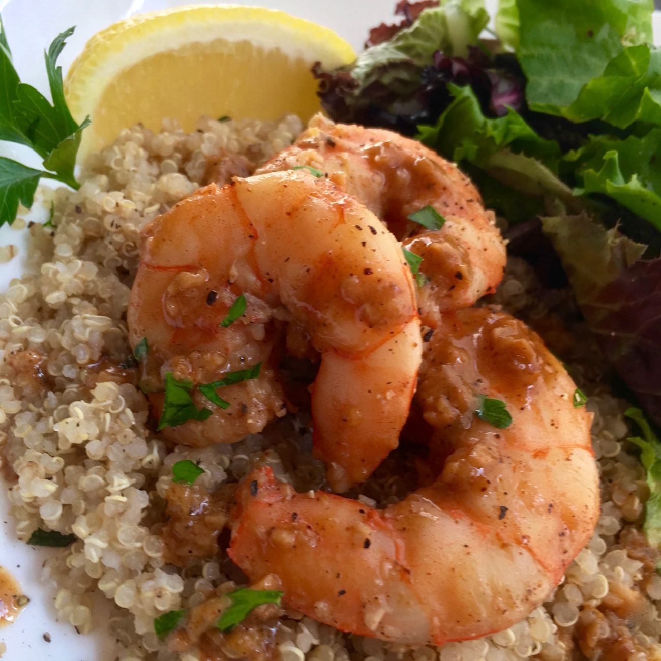 Lemon-Garlic Jumbo Shrimp