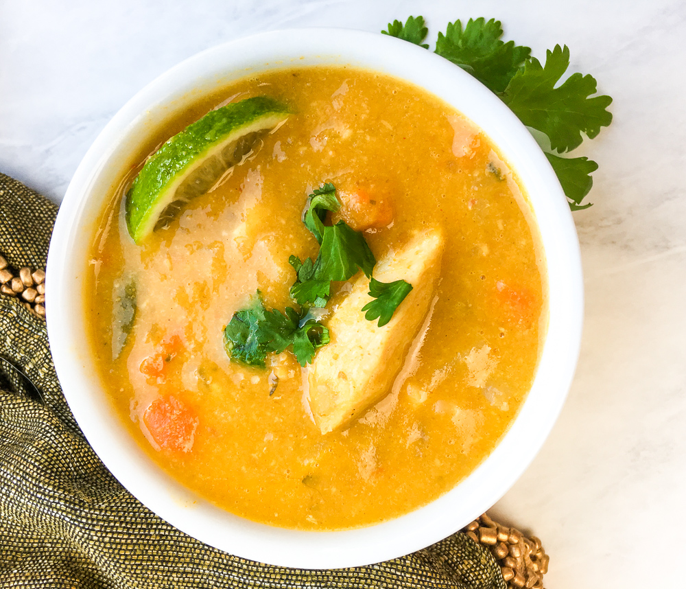 Thai Coconut Curry Soup